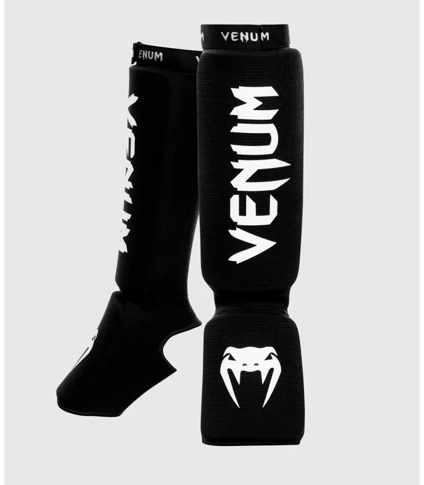 Протектори за крака - VENUM KONTACT SHINGUARDS AND INSTEP - COTTON - BLACK